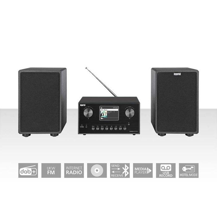 Micro chaîne stéréo - Imperial - DABMAN i310 CD - DAB+, FM, Bluetooth - Lecteur CD, Enregistrement