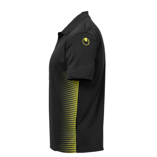  Polo Score Noir/Jaune Fluor Uhlsport