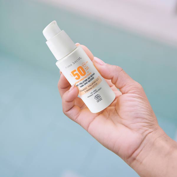 Solcellsskyddande ansiktskräm Naturlig SPF50 | 50 ml