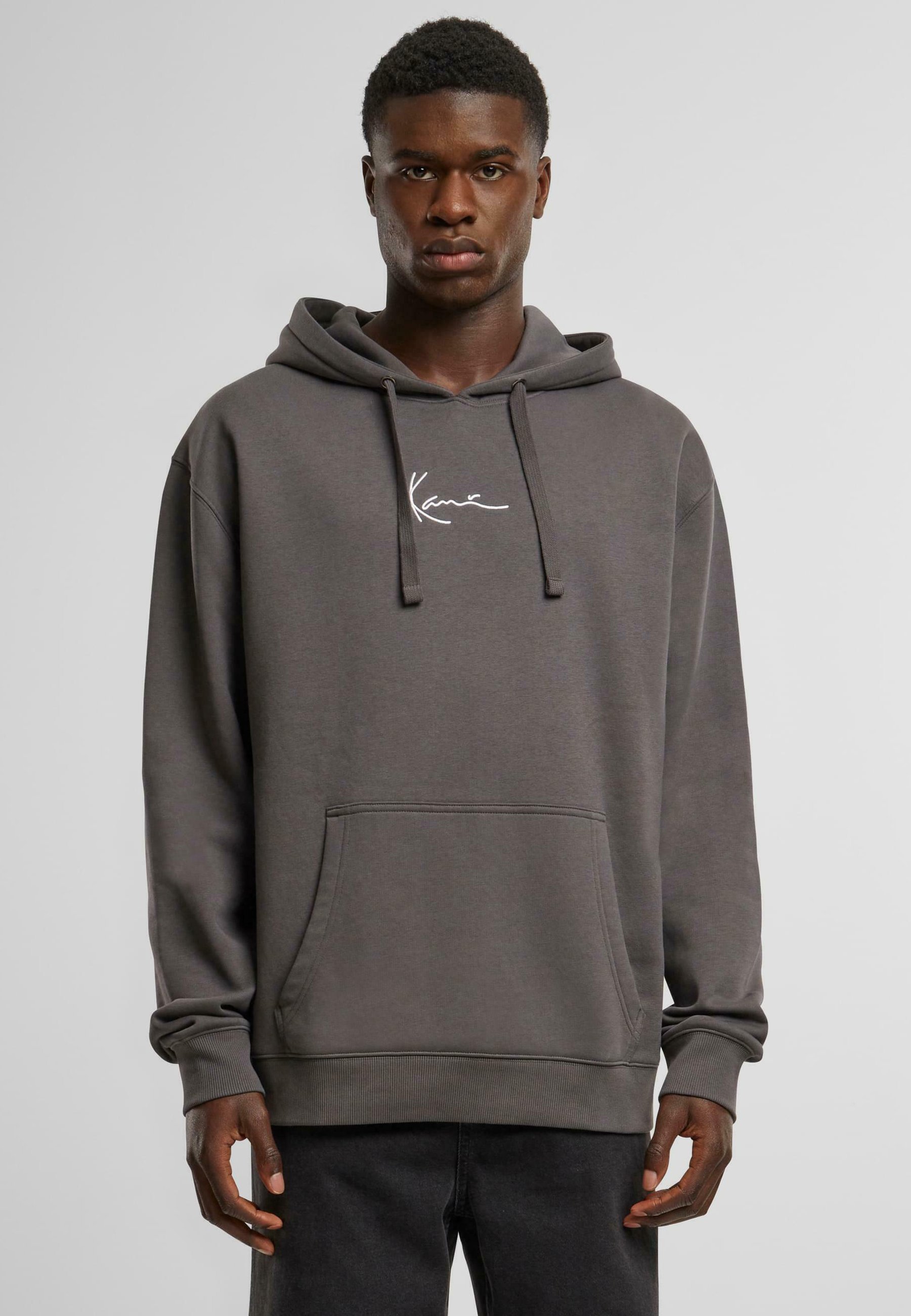 Karl Kani SMALL SIGNATURE ESSENTIAL - Hoodie - antraciet
