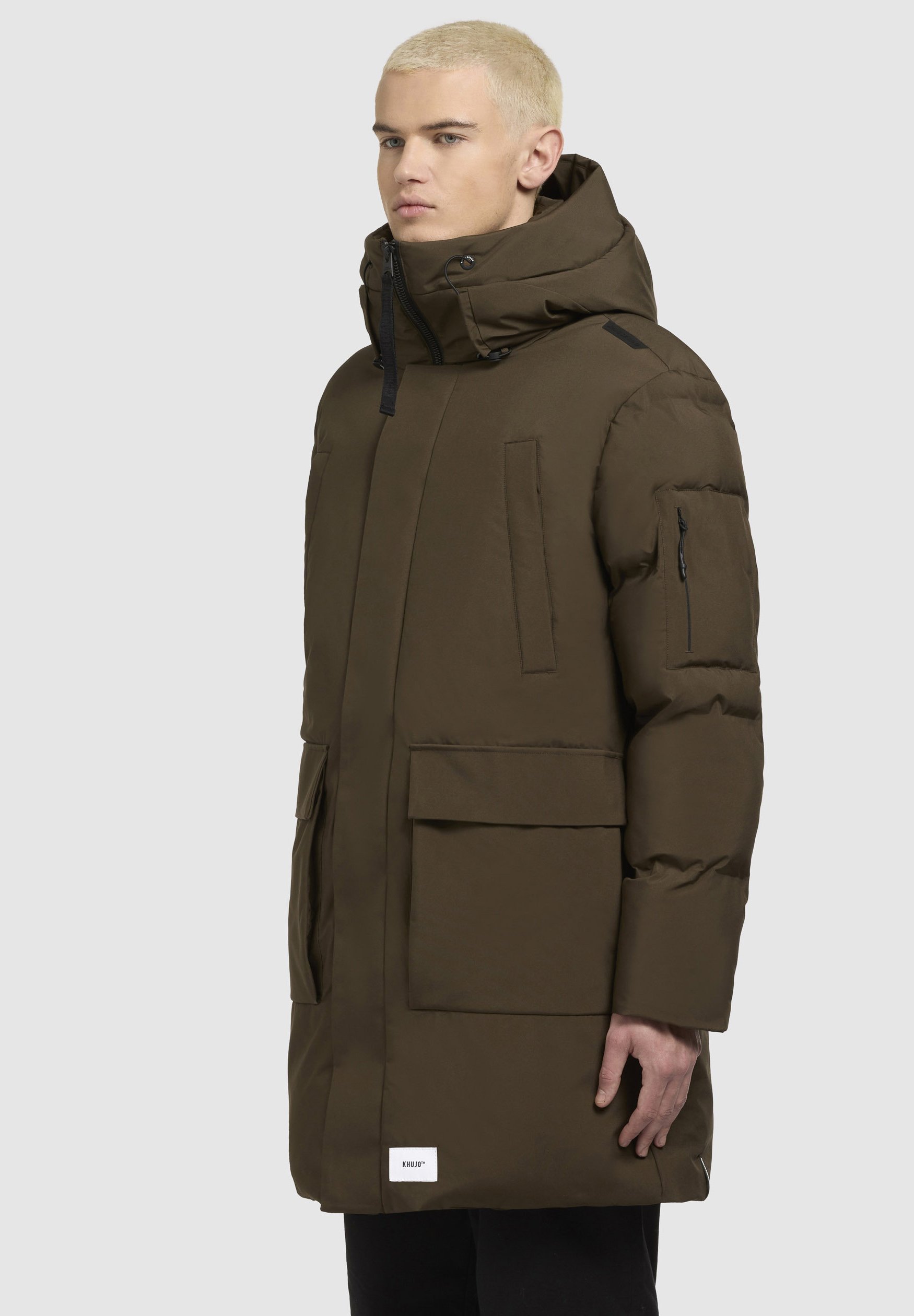 khujo CHESTER - Cappotto invernale - oliva scuro