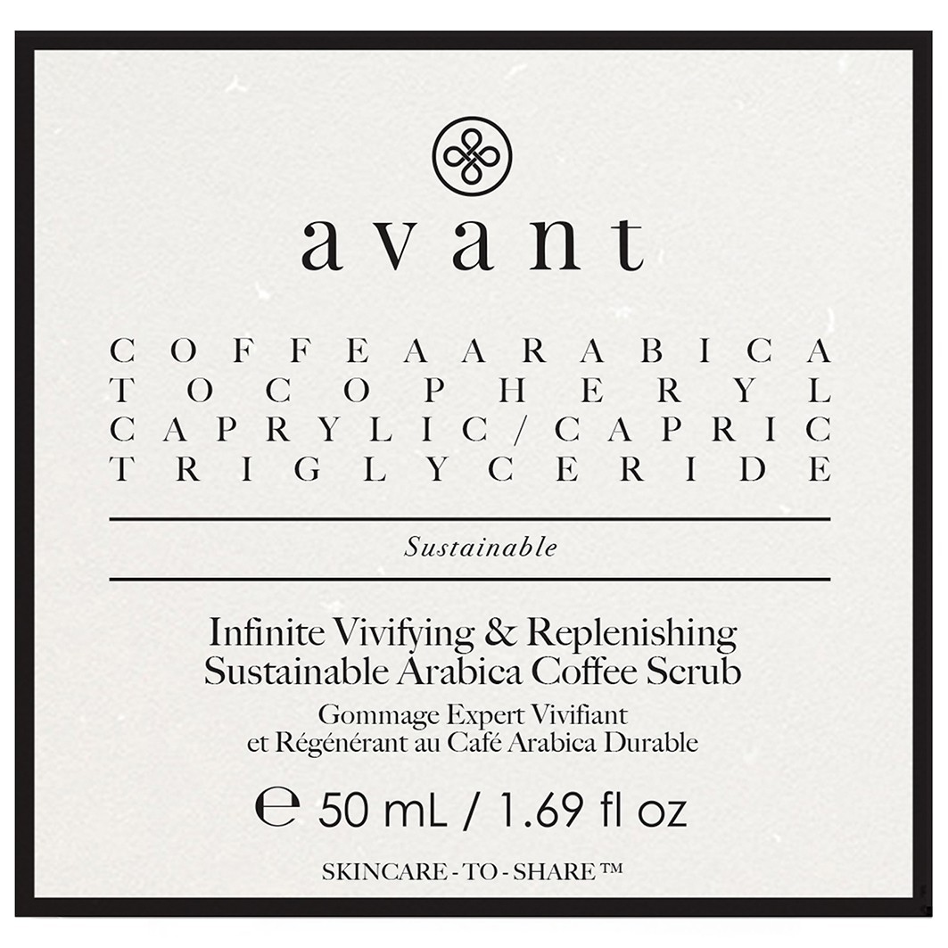 Avant Skincare Gommage Expert Vivifiant et Régénérant au Café Arabica Durable