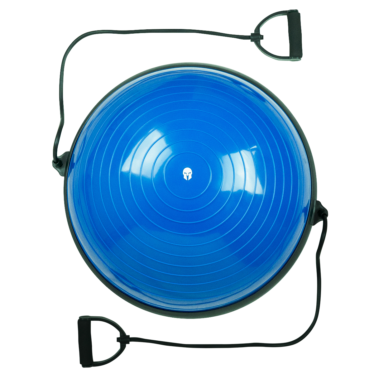  PVC-Halbkugel-Balancestation mit Gummibändern und Griffen, 50 cm, Gladiatorfit