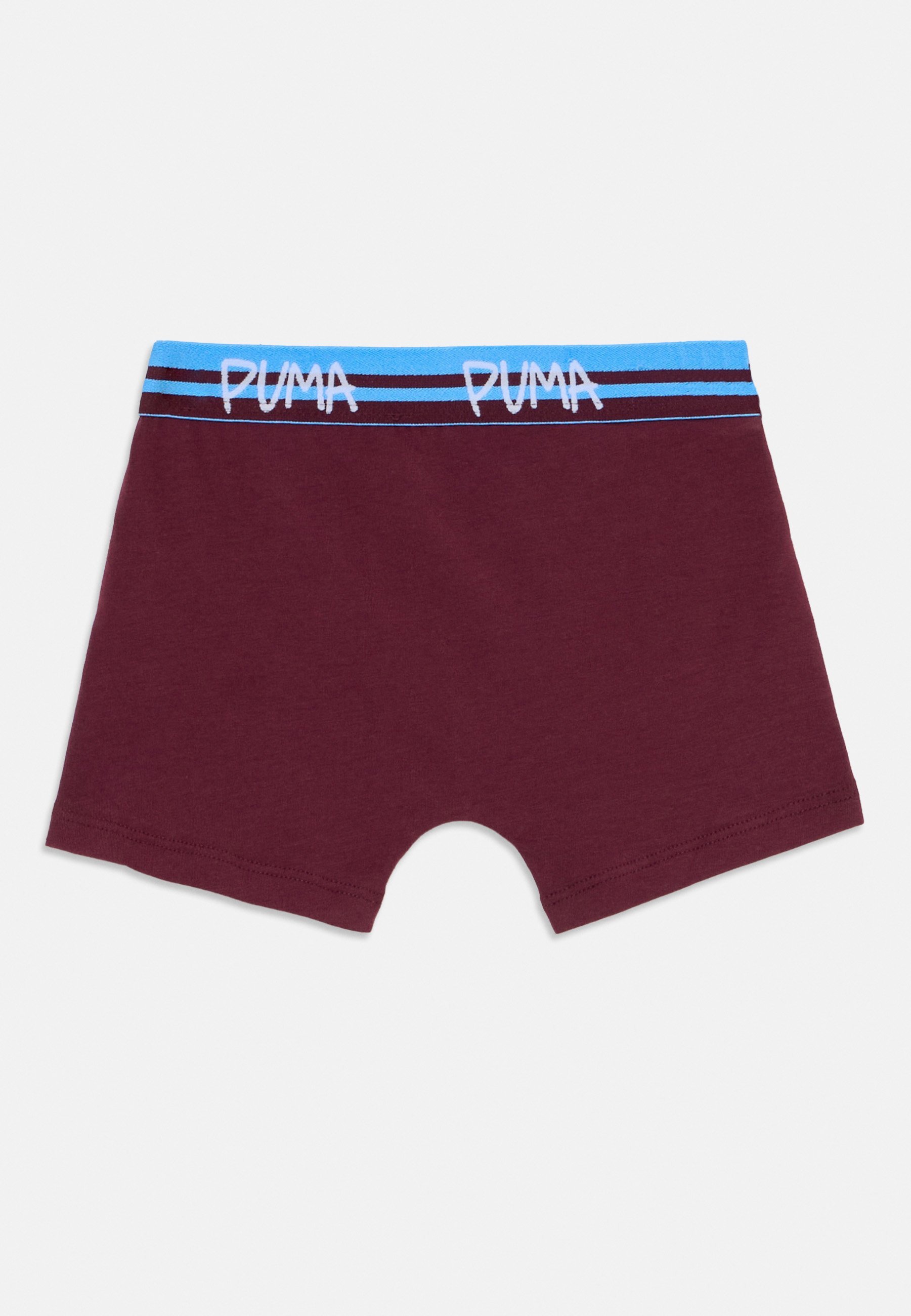 Lot de 2 pantalons Puma pour garçon avec logo script - rouge foncé/bleu