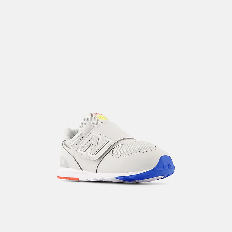 Baby 574 NEW-B Velcro - Cinza Fosco com Detalhe Casca de Limão