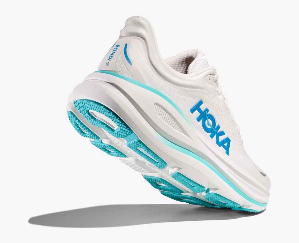 HOKA Bondi 9 Blanco / Azul Hoka