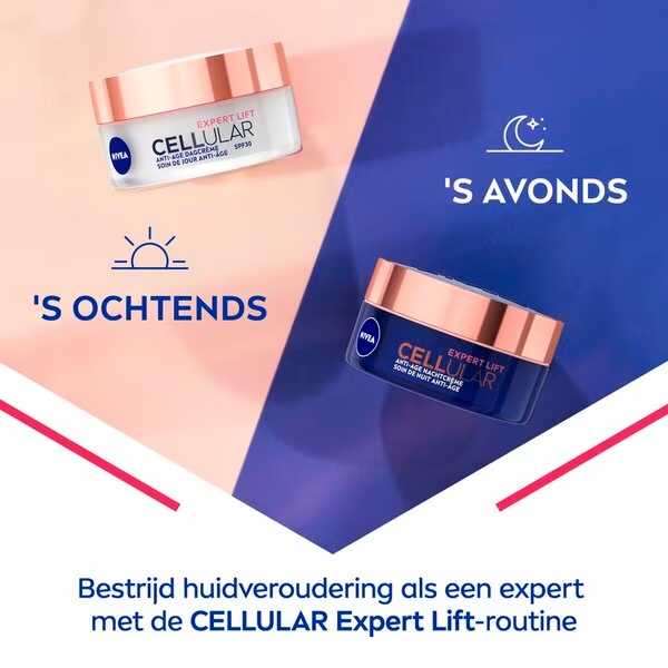 NIVEA Cellular Expert Lift Bakuchiol dnevna krema proti staranju SPF30<br>50 ml - Zrela koža