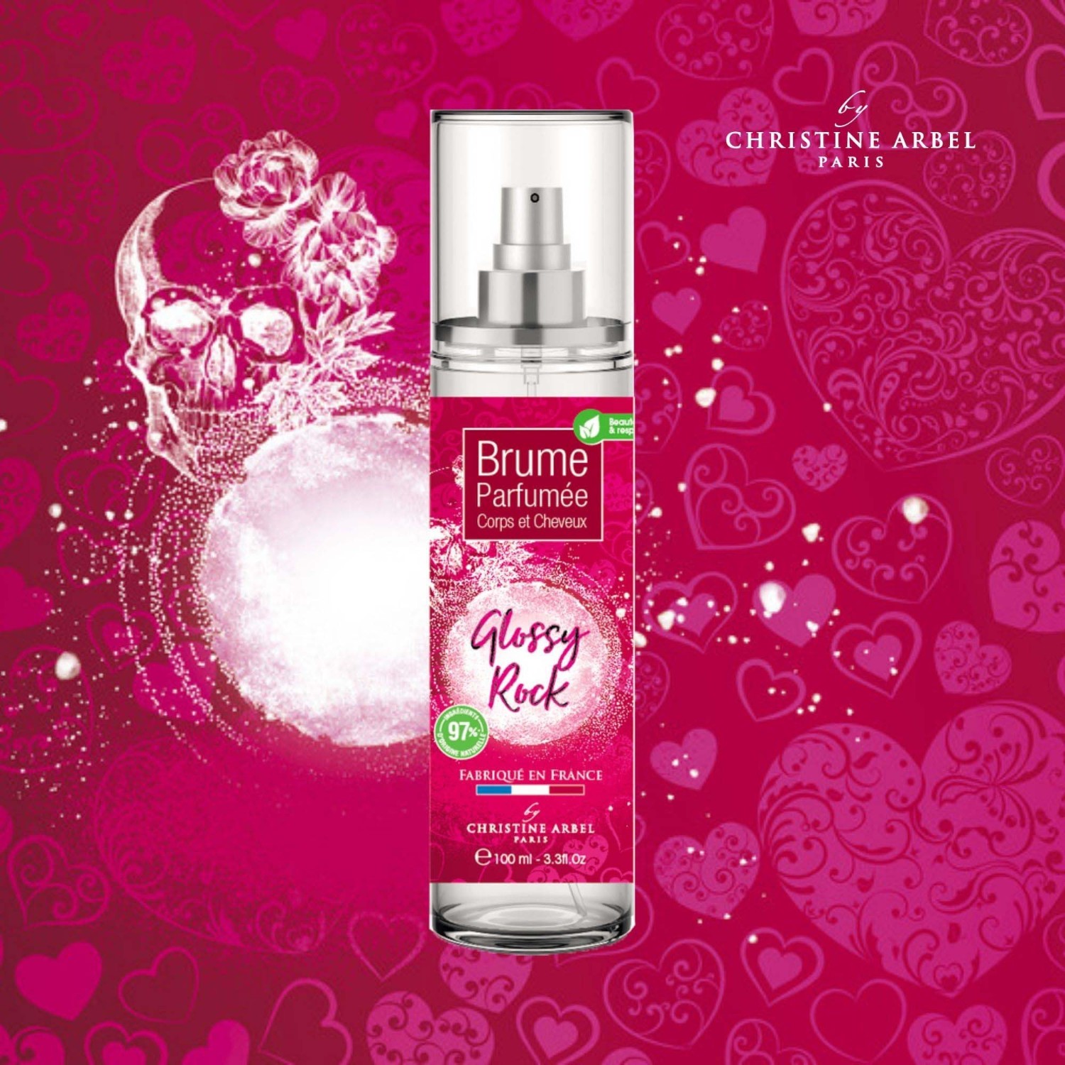 Christine Arbel Brume Corps et Cheveux GLOSSY ROCK 100ml