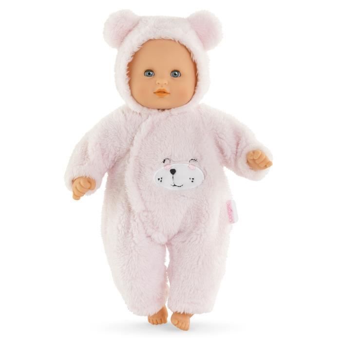 Mon Premier Poupon COROLLE - Bébé Calin Ourson d'Amour - 30 cm - 2 accessoires - senteur de vanille - dès 18 mois