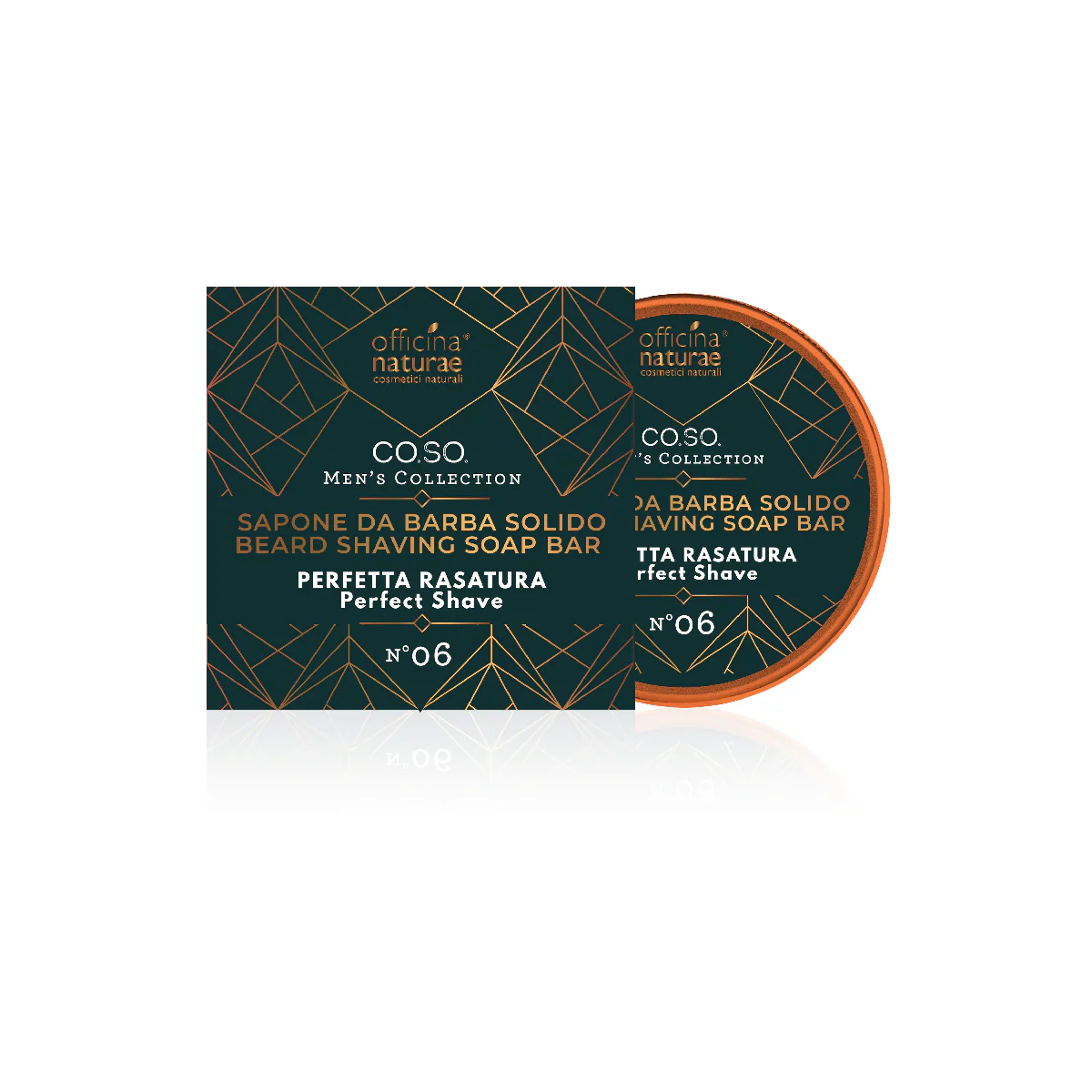 CO.SO. Men's Collection SAPONE DA BARBA SOLIDO N. 06 - Crema per Rasatura, Schiuma per Rasatura