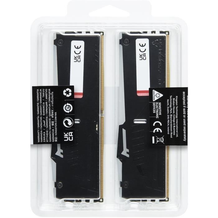DDR5 memory - KINGSTON - FURY Beast RGB EXPO - 32 GB (2 x 16 GB) - 6000 Mhz - CL30