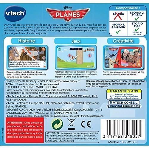 Storio Educational Game - VTECH - Planes - Level 2 - Compatible with all tablets - Ages 4 to 7