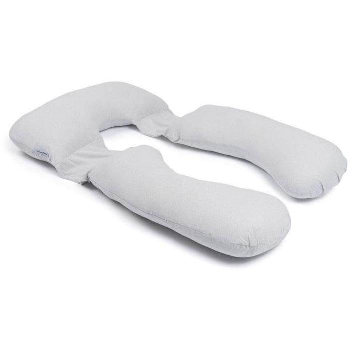 doomoo Maxxy Pregnancy and Nursing Pillow - XXL Size - Ultra Comfortable, Grey