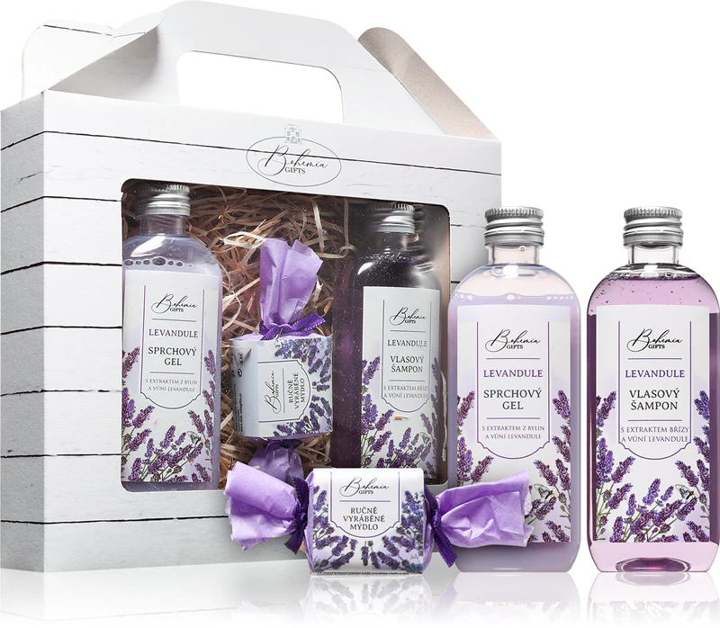 Conjunto de Presente de Lavanda La Provence da Bohemia Gifts & Cosmetics