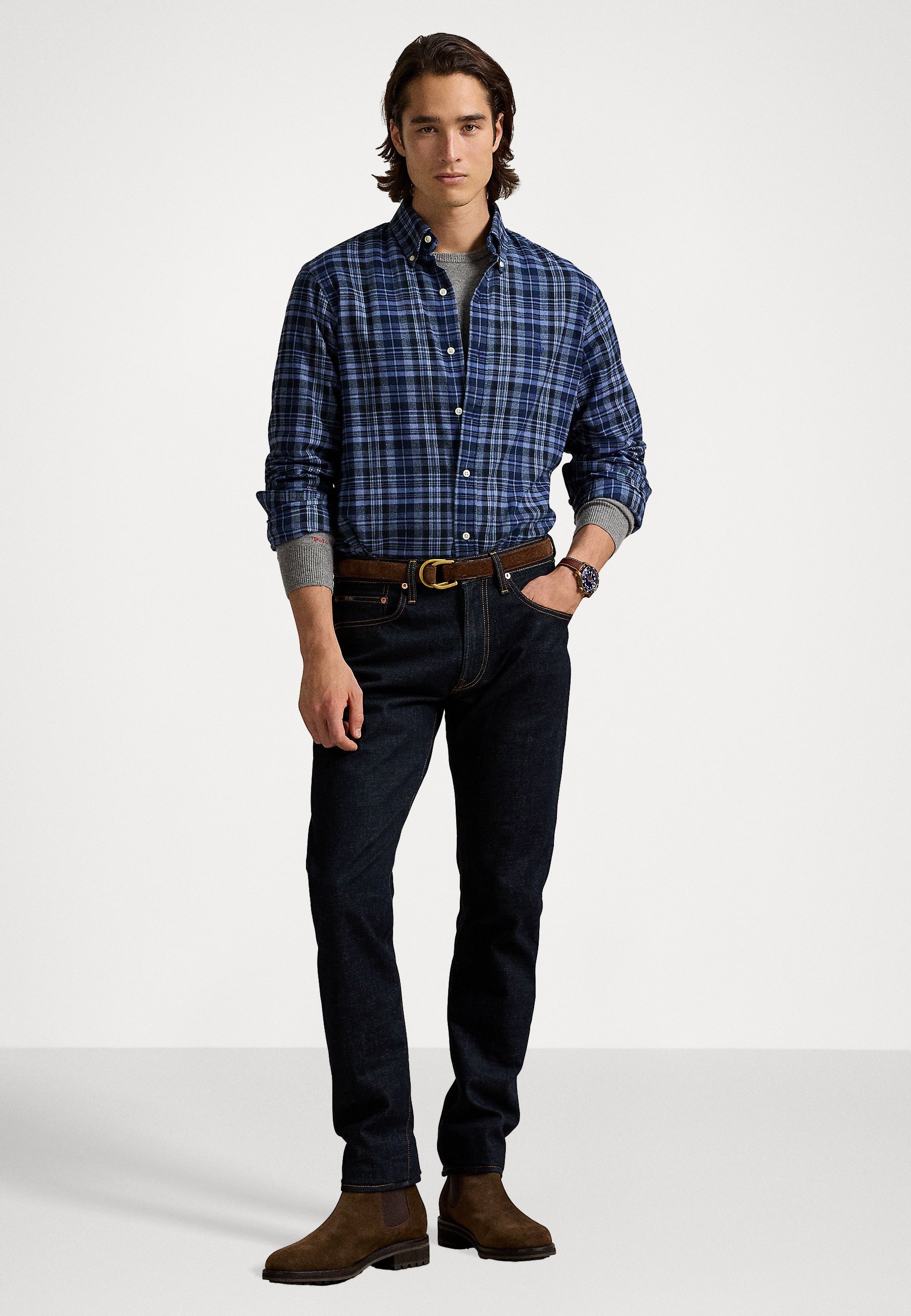 Polo Ralph Lauren PARKSIDE ACTIVE STRETCH - Jeans met taps toelopende pasvorm - donkerblauw