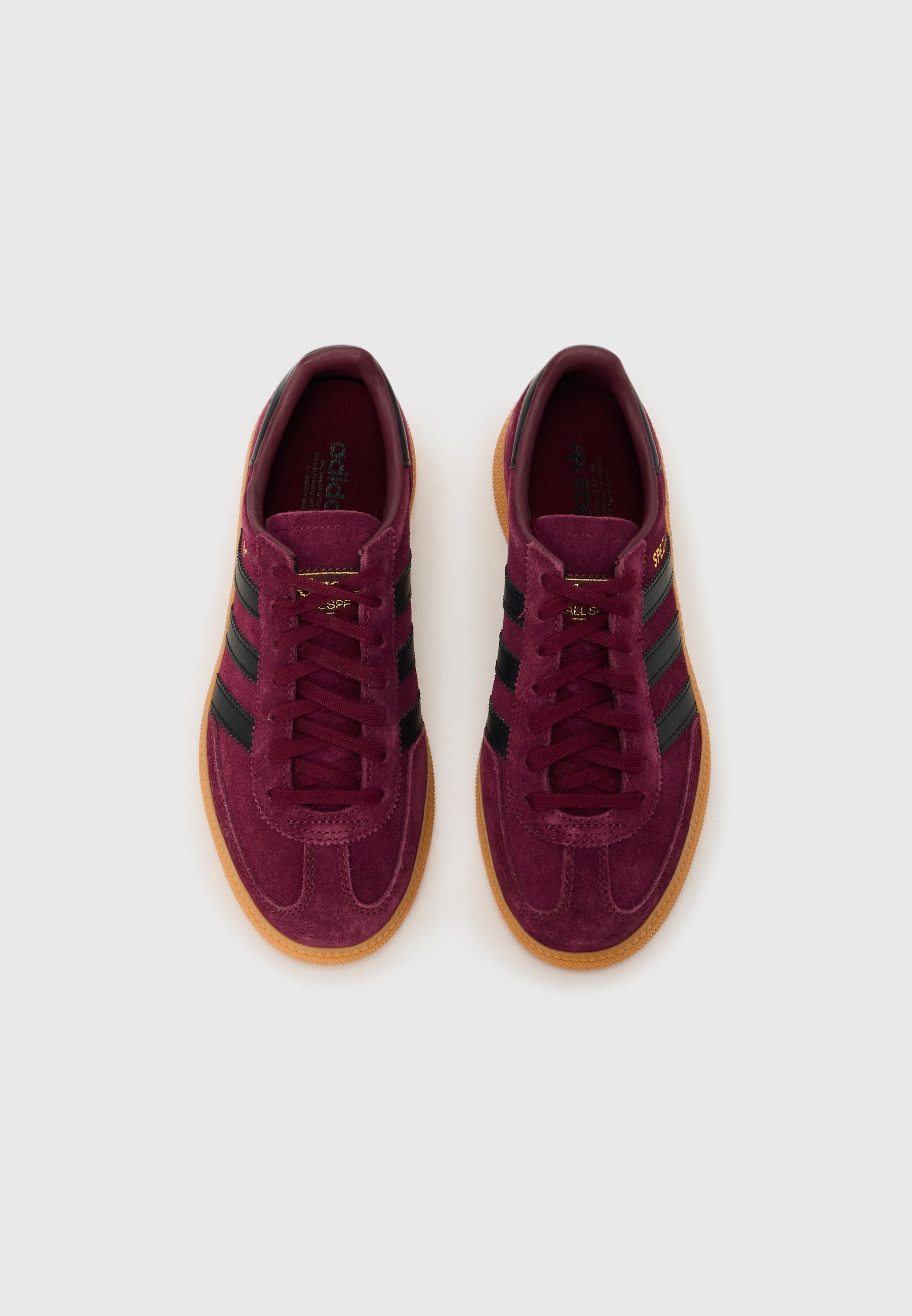 adidas Originals HANDBALL SPEZIAL UNISEX - Sneakers laag - maroon/core black/gum