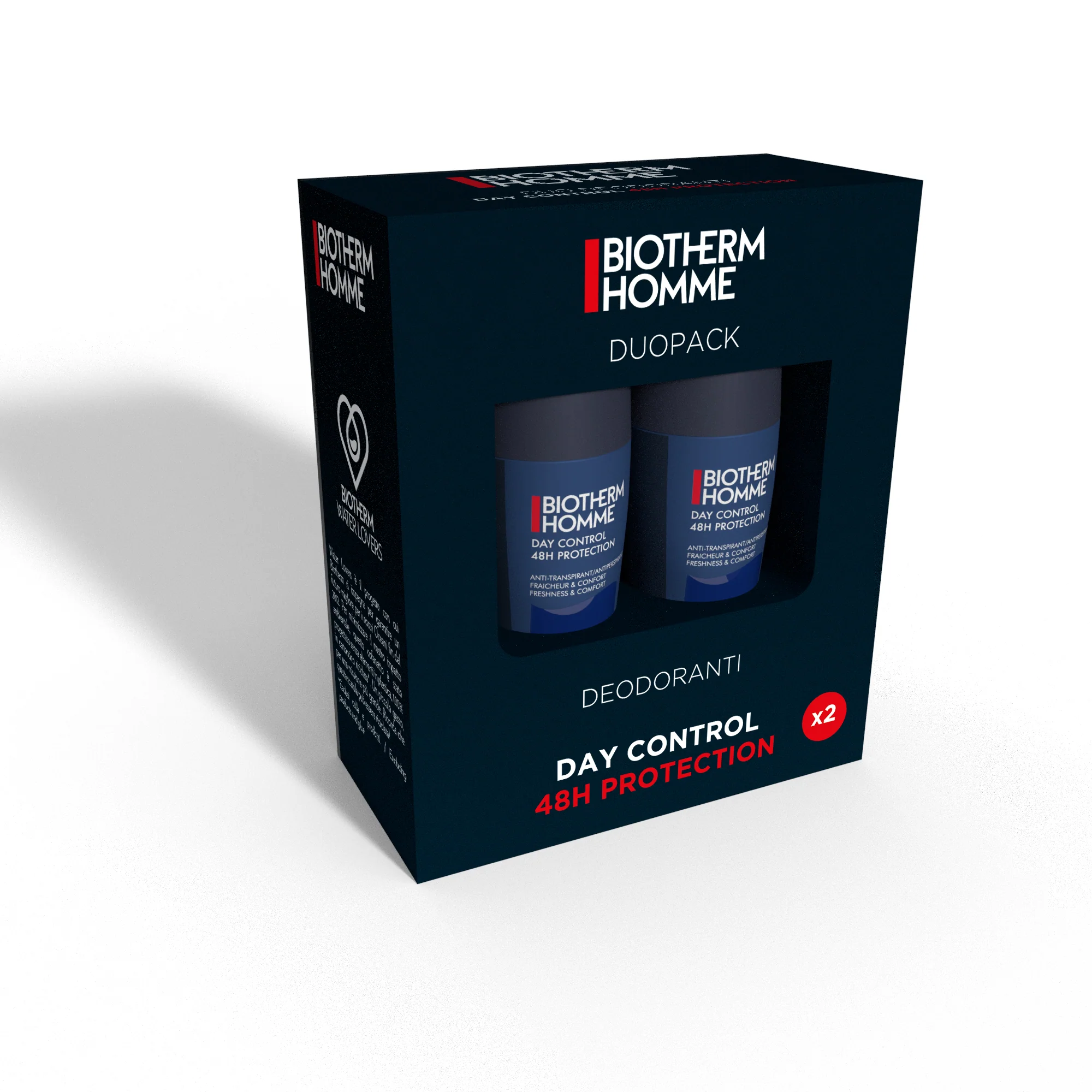 Biotherm Homme DuoPack Day control 48h protection - Cofanetto Corpo, Deodorante Roll-on, Deodoranti