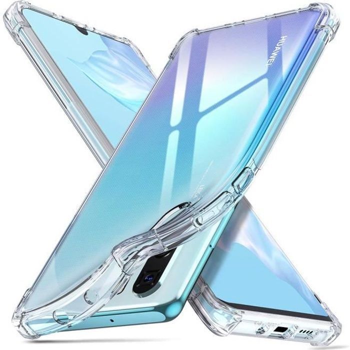 Funda para Huawei P30 PRO - Silicona suave transparente antichoque con gel TPU [Phonillico®]