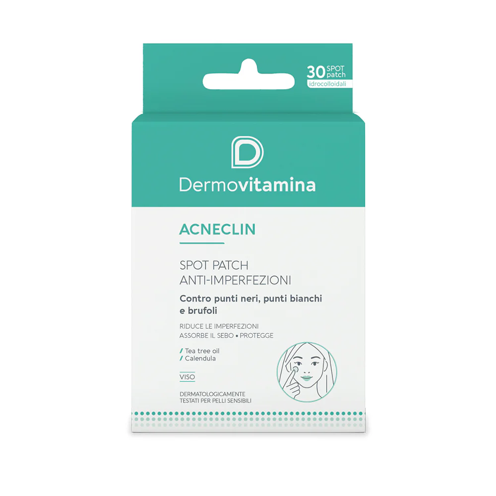 Acneclin Spot Patch Anti-Imperfezioni - Maschera Purificante viso, Tratt. viso notte antimperfezioni