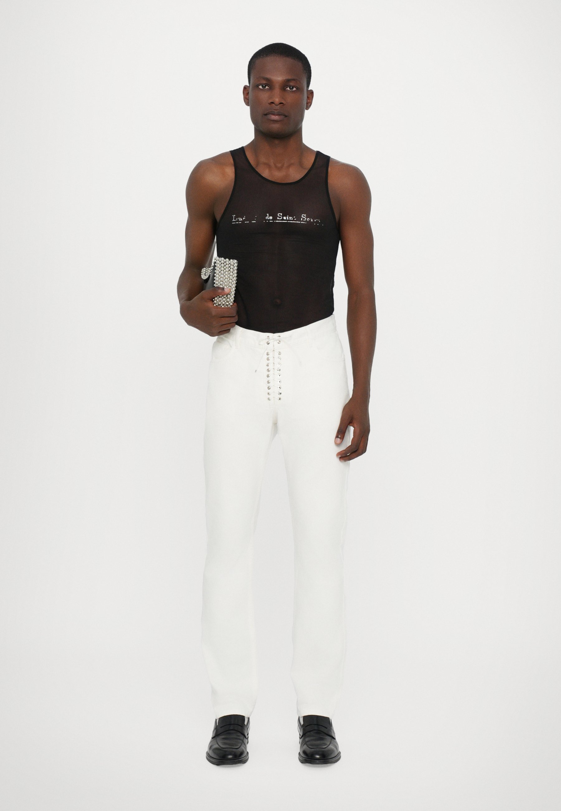 Ludovic de Saint Sernin LOGO TANK UNISEX - Top - czarny