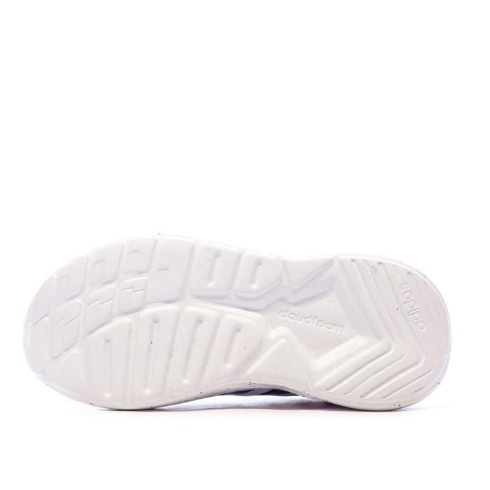 Sneakers Adidas Nezzed da ragazza, bianche, blu e rosa