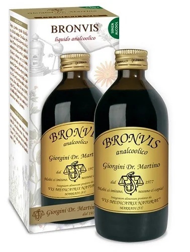 DR. GIORGINI Dr. Giorgini Bronvis Alcoholvrij vloeibaar voedingssupplement voor neus en keel 200 ml Luchtwegen