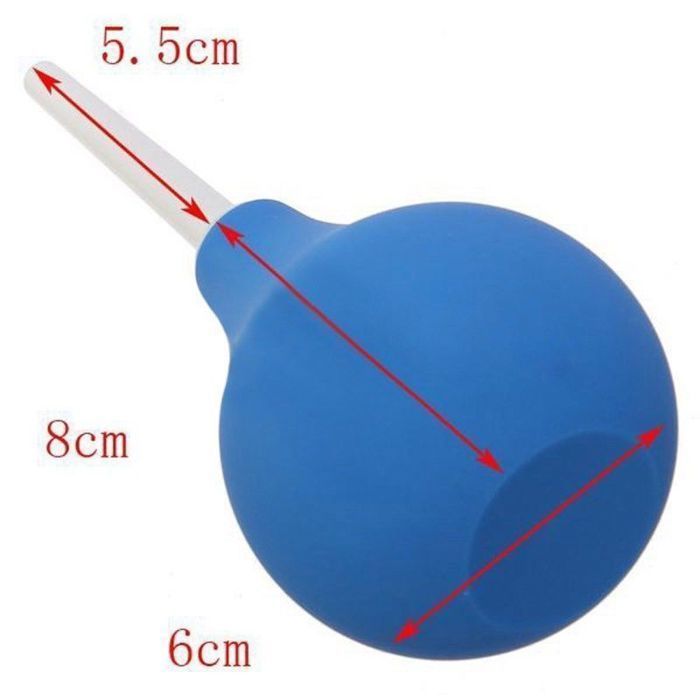 Bulbo para Enema Anal, Higiene Íntima, Sexo, Ânus, Cólon, Reto, 89 ml
