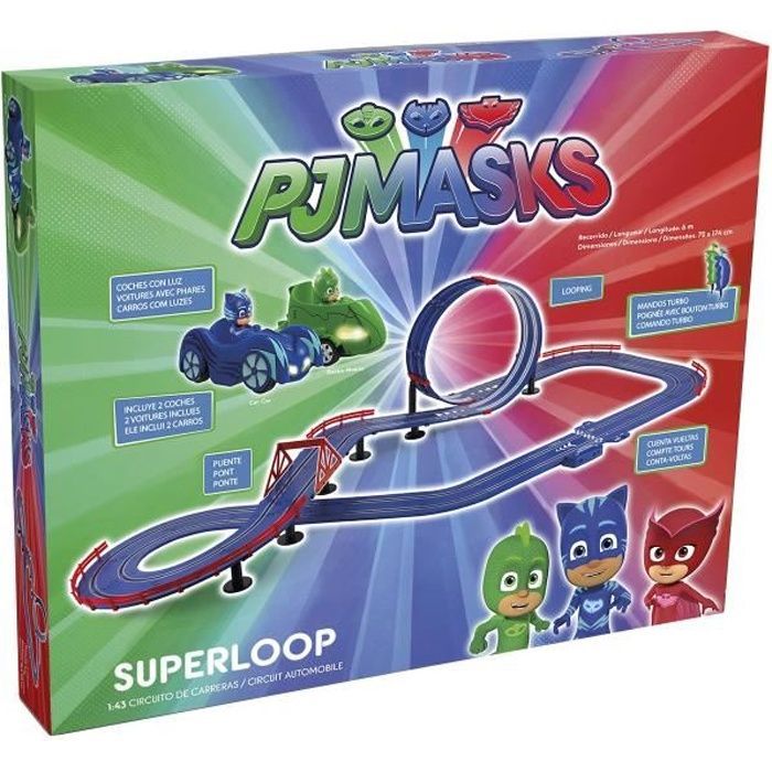 Circuito Superloop de PJ Masks - Unisex - A partir de 4 años - Verde