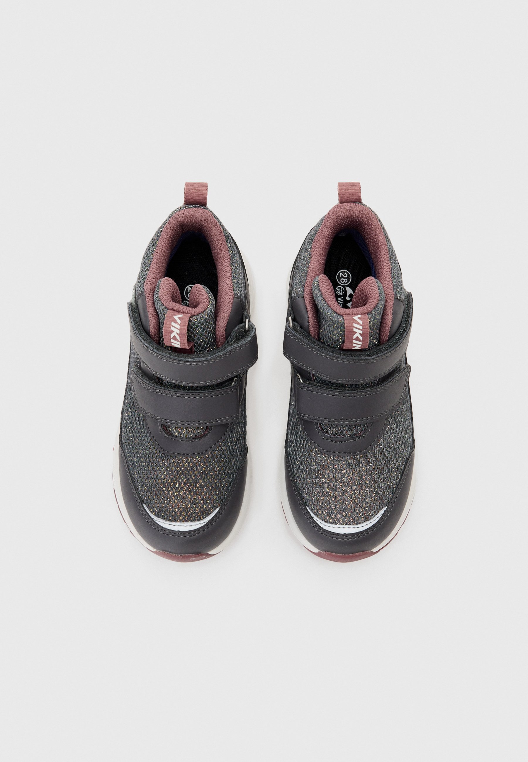 Viking GORE-TEX BOUNCY GLITTER MID GTX 2V - Enkellaarsjes met vetersluiting - antraciet