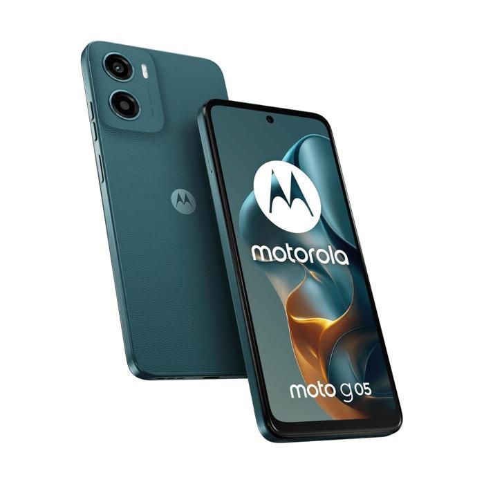Smartphone - MOTOROLA - Moto G05 - 4 GB RAM - 128 GB - Dual-SIM - Grün (Waldgrün)