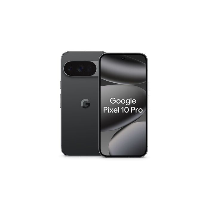 Smartphone Google Pixel 10 Pro de 256 GB, color negro volcánico.