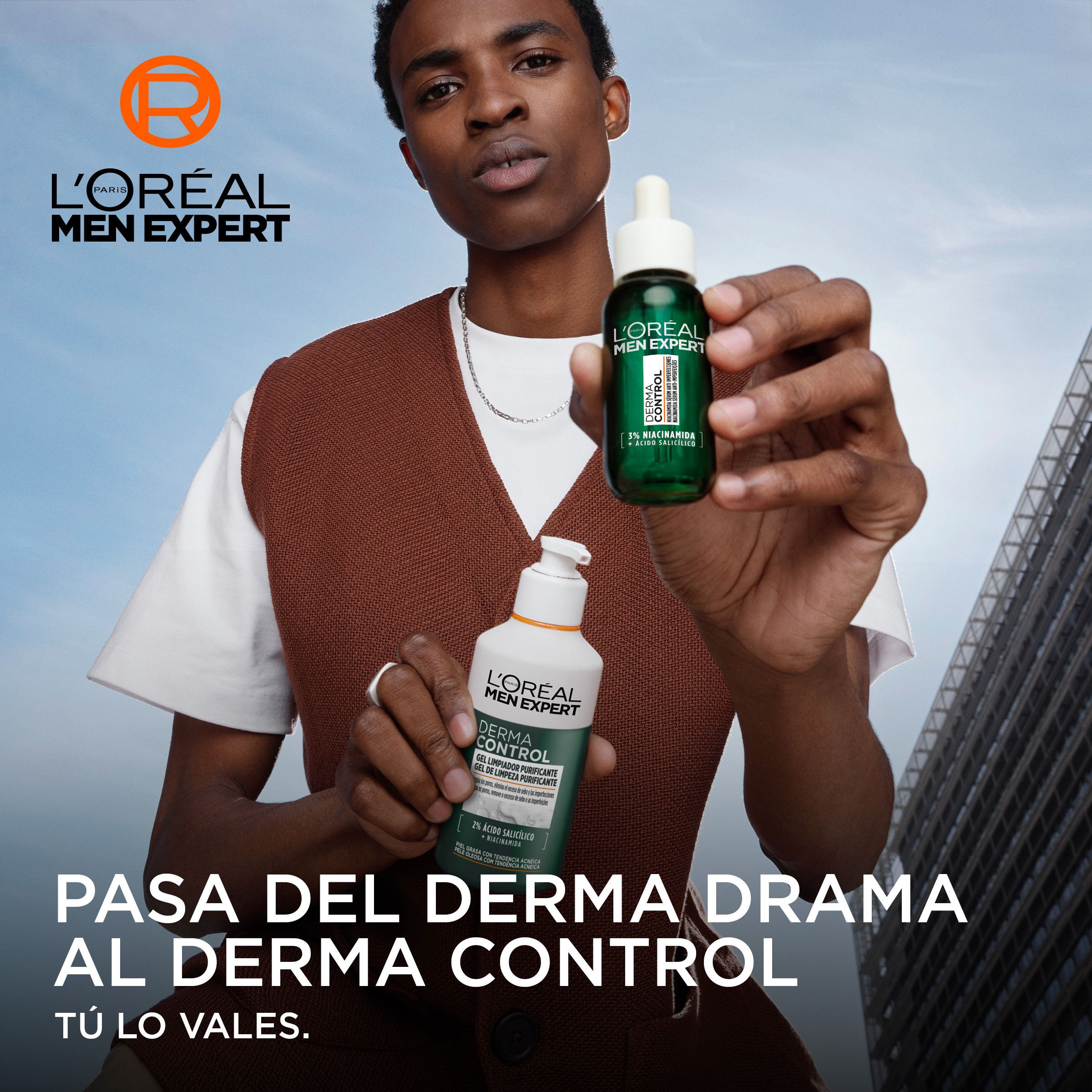 Men Expert Derma Control гел за чишћење лица Чишћење лица за мушкарце