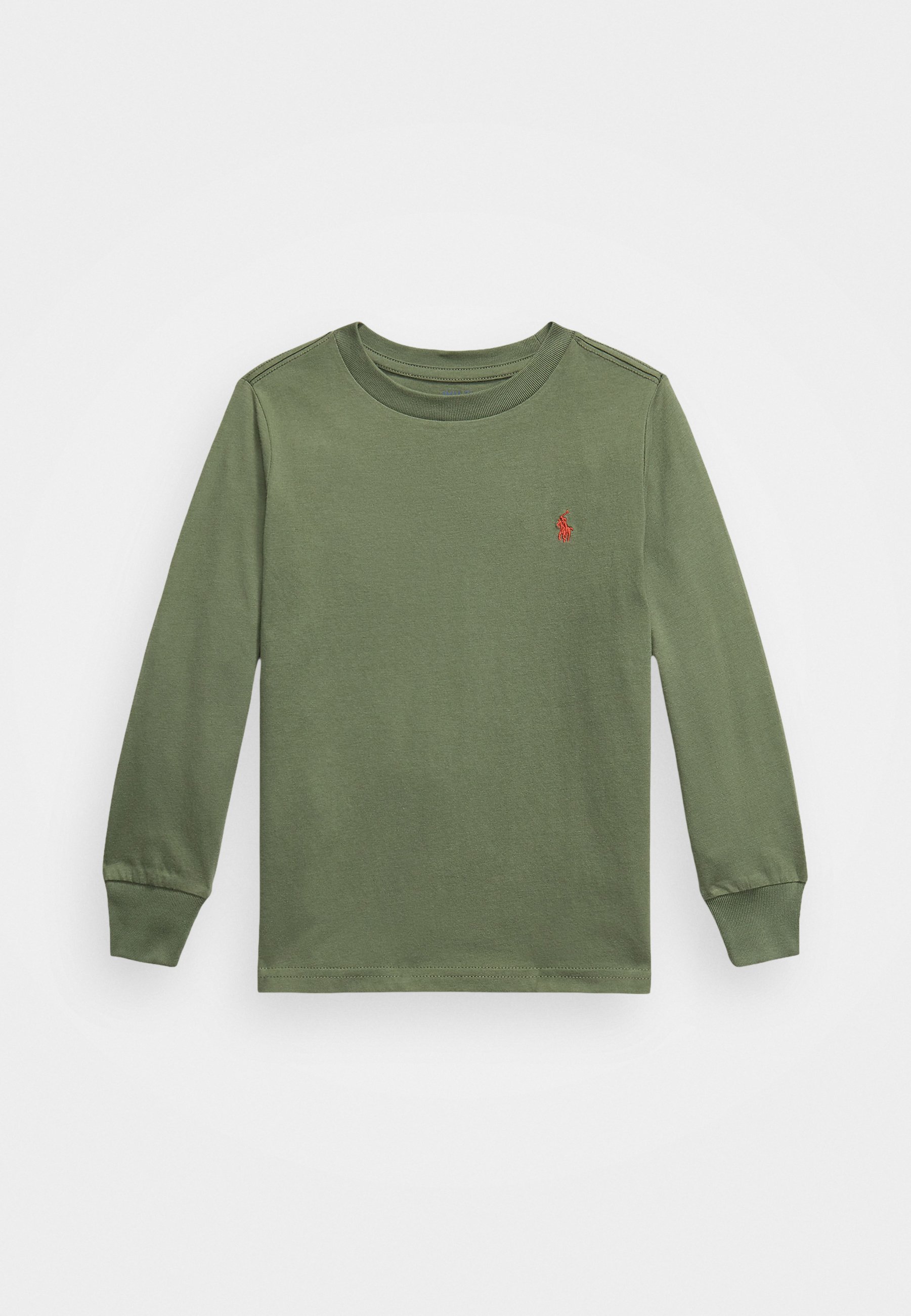 Camiseta de manga comprida em malha de algodão Polo Ralph Lauren - Blusa de manga comprida - verde menta