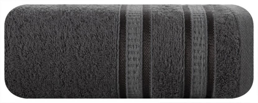 Ręcznik Mila 50x90 grafitowy bambusowy frotta 500g/m2