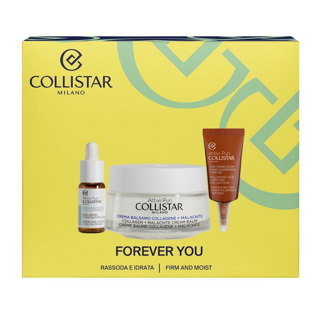 Collistar set za njegu lica Attivi Puri set balzama s kolagenom + malahit krema – 1 komad