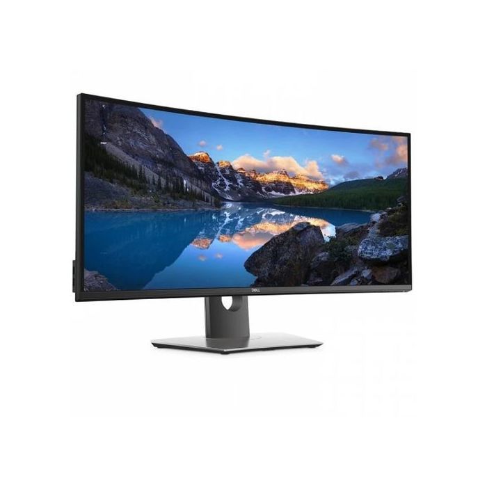 Monitor LED curvo DELL UltraSharp U3417W da 34 pollici, risoluzione 3440x1440, ultrawide - Ricondizionato, in ottime condizioni.