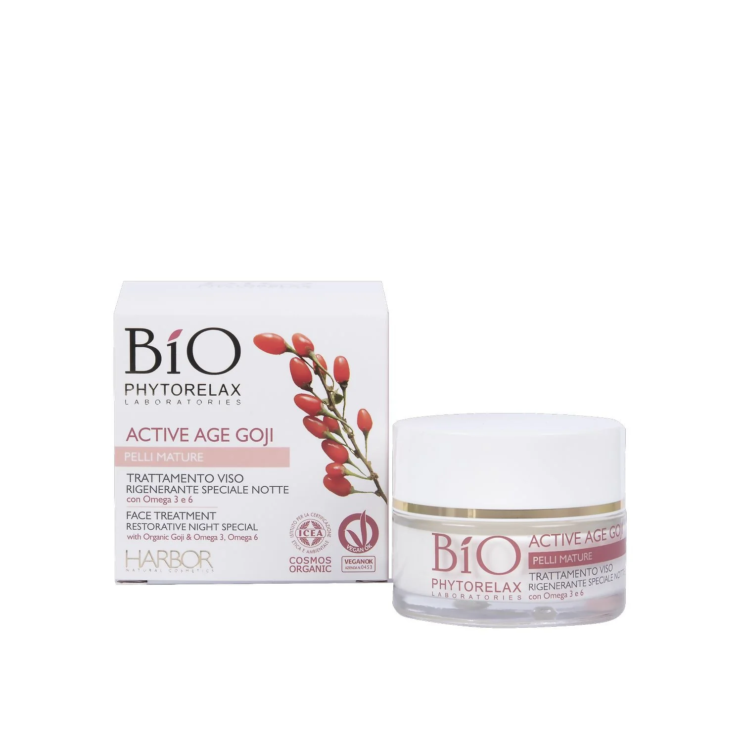 Skincare Vegan & Organic Trattamento Viso Rigenerante Speciale Notte - Tratt.viso notte antirughe, Tratt.viso notte nutriente