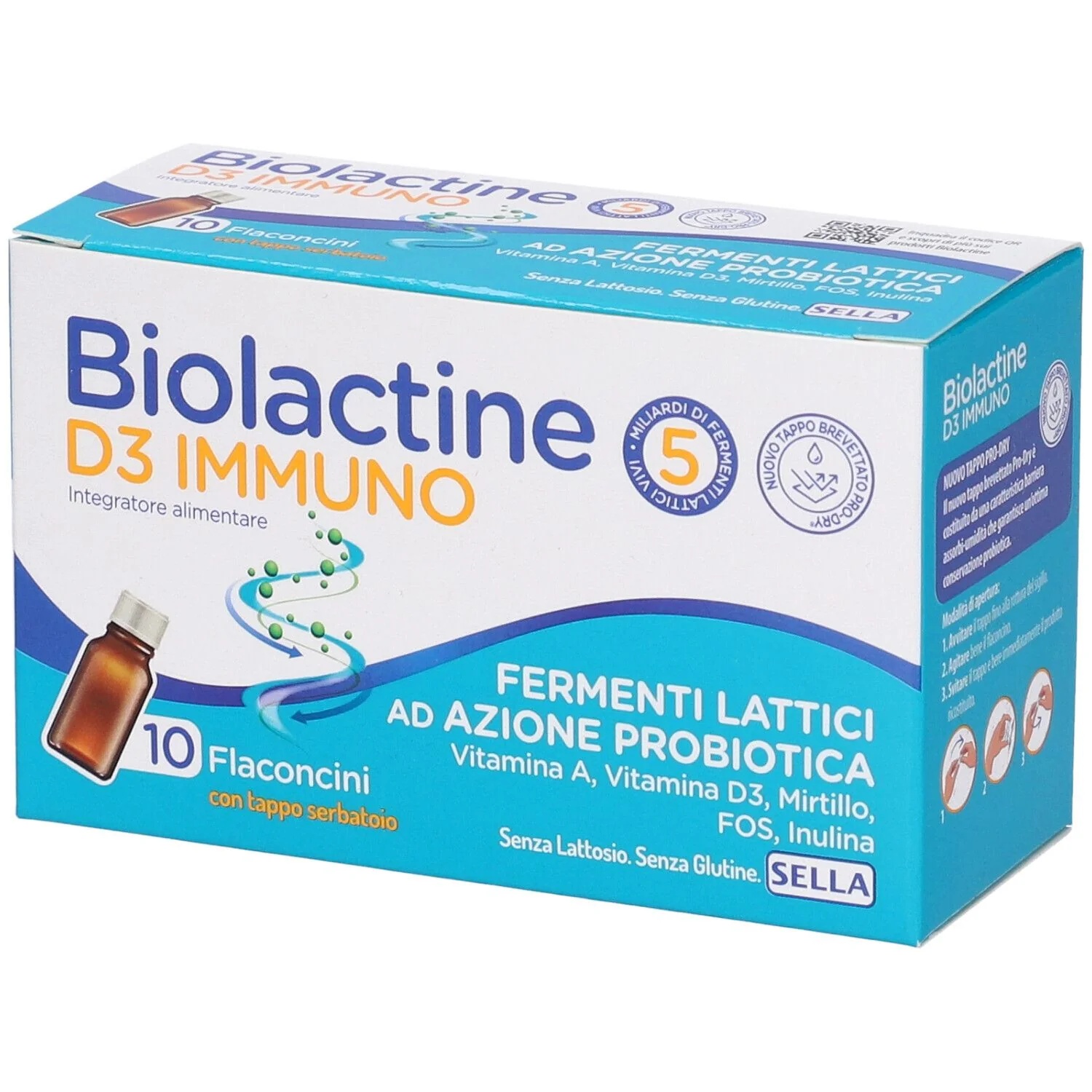 BIOLACTINE Biolactine D3 Immuno 10 frascos