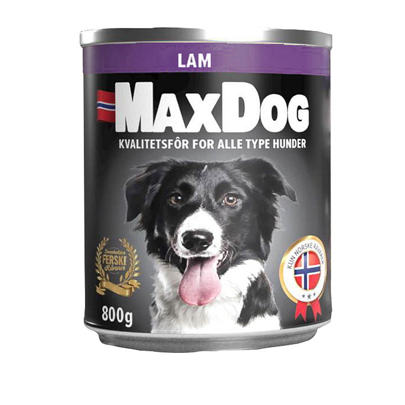MaxDog Premium Croquettes pour chiens 800 g Agneau, MaxDog Premium