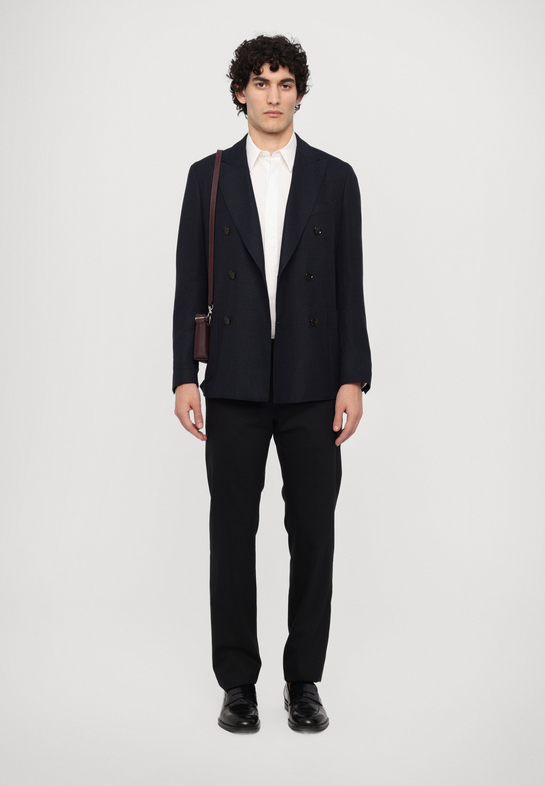 LARDINI ICONIC DROP HERENLAKAS - Colbert - marineblauw
