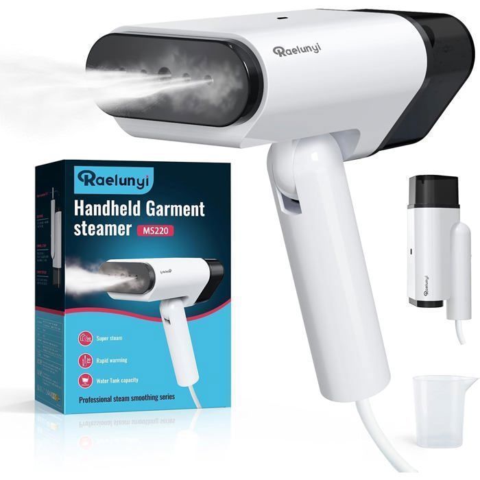 Handheld Garment Steamer, Foldable Vertical Steamer 1200W, Steam Output 20 g/min, Ready to Use in 20 Seconds