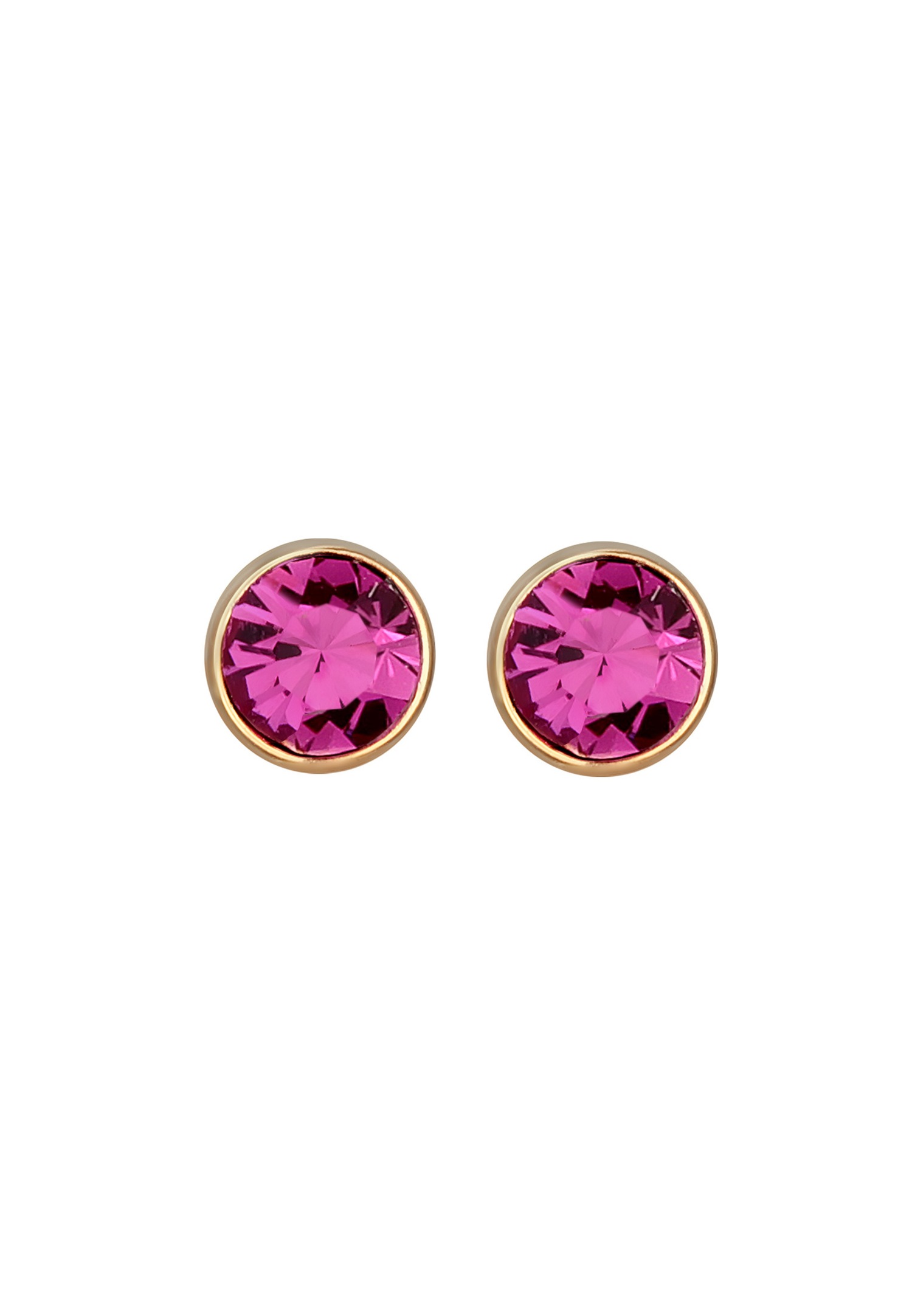 Elli Femmes Clous d'oreilles Basique avec cristaux en Argent Sterling 925