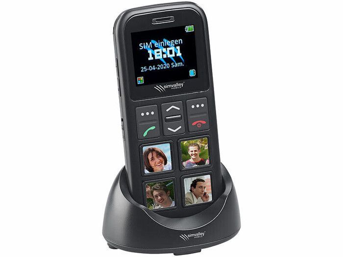 Celular 4G RX-850, ideal para idosos, com chamada de emergência e GPS.
