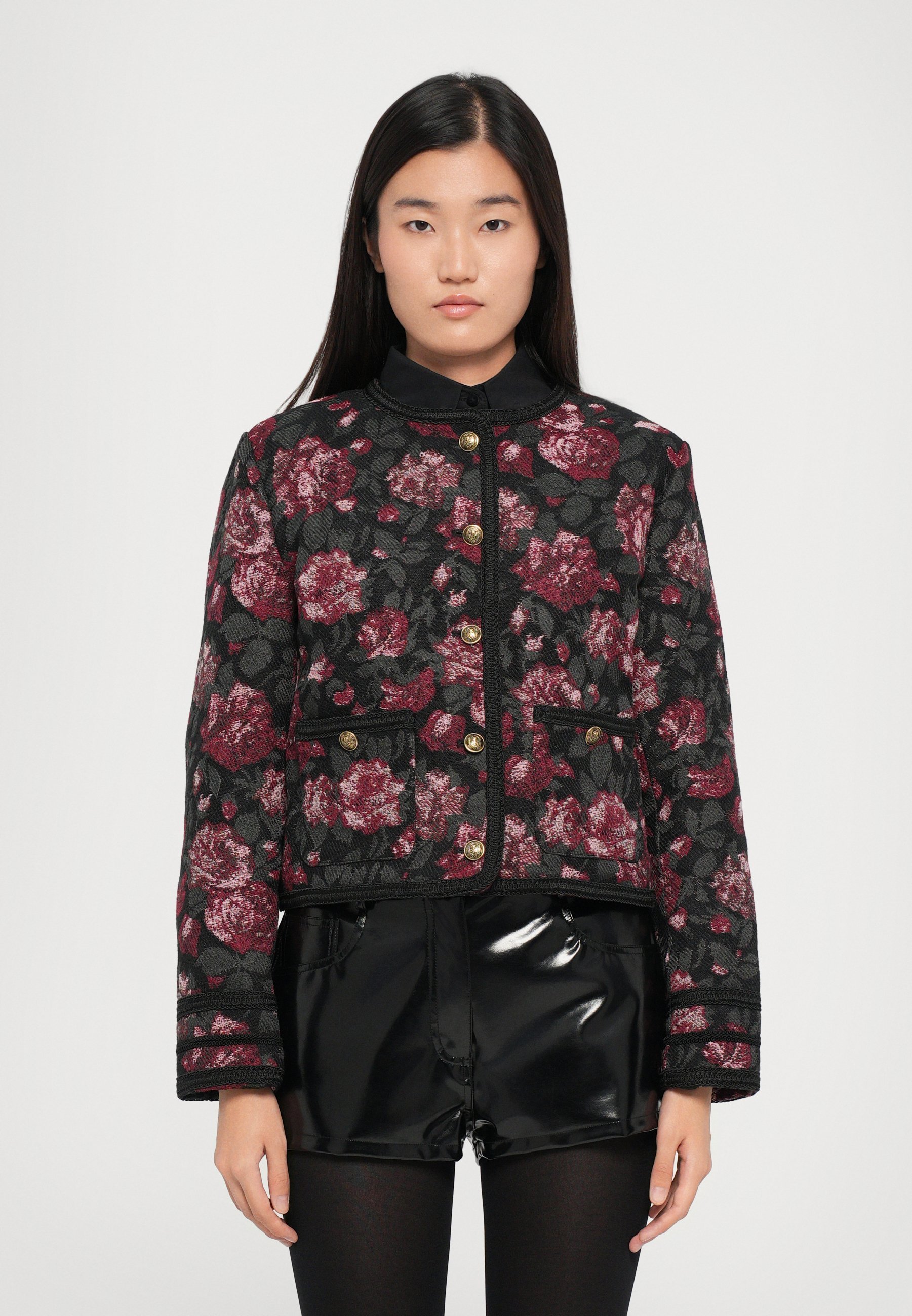 Veste The Kooples Light - noir/rouge