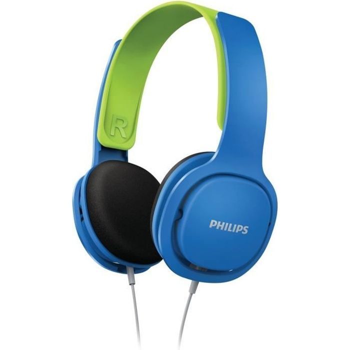 Auriculares supraaurales infantiles Philips - Azul/Verde