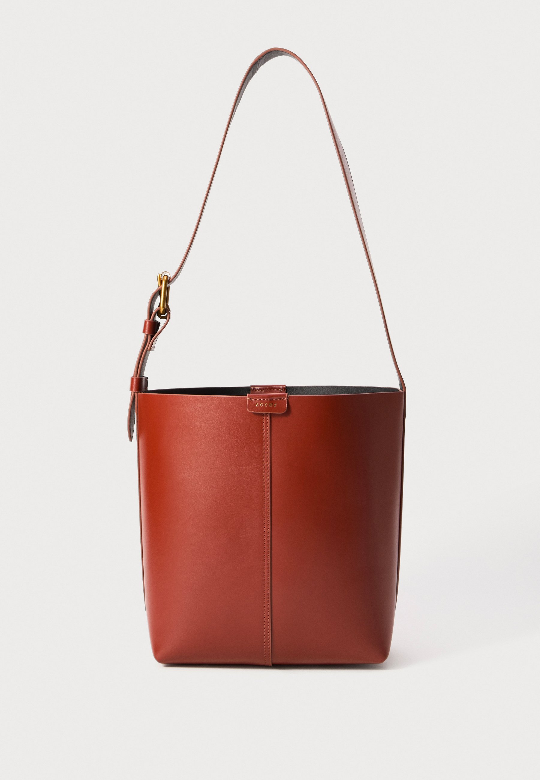 Mini borsa Sister Saudade - Mogano/Nero