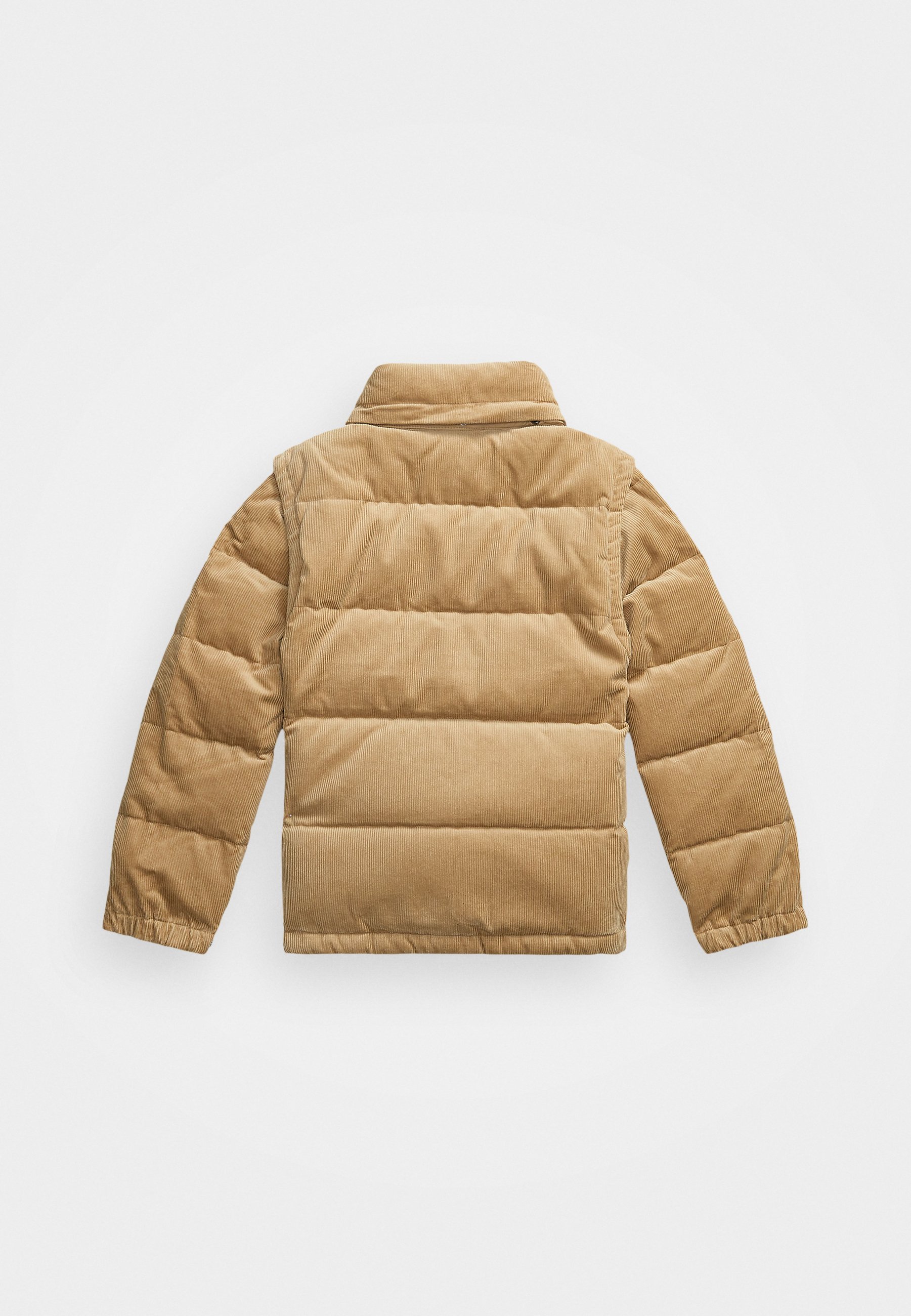 CONVERTIBLE CORDUROY DOWN JACKET - Dunjakke - blackPolo Ralph Lauren