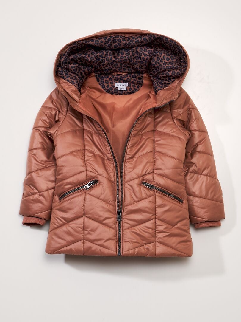 Donsjack met capuchon - ROZE