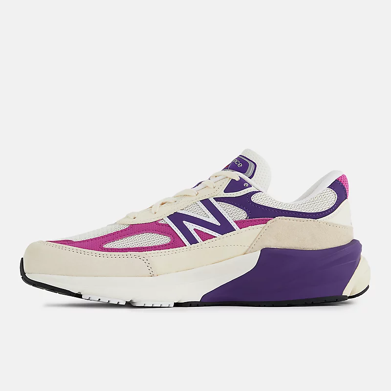 Unisex, hergestellt in den USA, 990v6 – Kalkstein mit Magenta