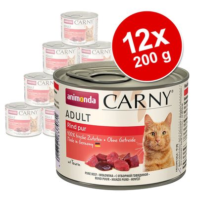 Animonda Carny Pachet Economic pentru Adulți 12 x 200g